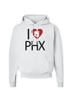 I Heart Phoenix Hoodie Sweatshirt-Hoodie-TooLoud-White-Small-Davson Sales