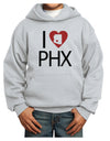 I Heart Phoenix Youth Hoodie Pullover Sweatshirt-Youth Hoodie-TooLoud-Ash-XS-Davson Sales