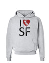 I Heart San Francisco Hoodie Sweatshirt-Hoodie-TooLoud-AshGray-Small-Davson Sales