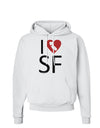 I Heart San Francisco Hoodie Sweatshirt-Hoodie-TooLoud-White-Small-Davson Sales