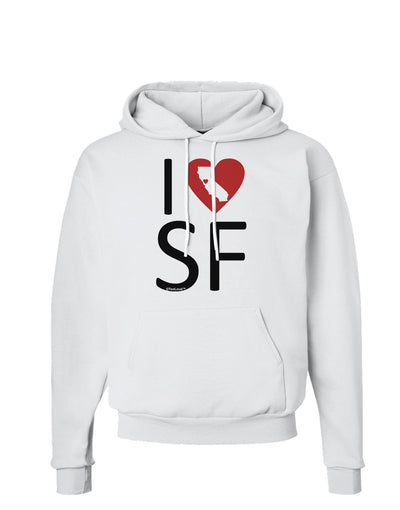 I Heart San Francisco Hoodie Sweatshirt-Hoodie-TooLoud-White-Small-Davson Sales