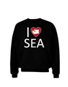 I Heart Seattle Adult Dark Sweatshirt-Sweatshirts-TooLoud-Black-Small-Davson Sales