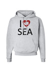 I Heart Seattle Hoodie Sweatshirt-Hoodie-TooLoud-AshGray-Small-Davson Sales