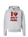 I Heart Spicy Food Hoodie Sweatshirt-Hoodie-TooLoud-AshGray-Small-Davson Sales