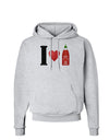 I Heart Sriracha Design Hoodie Sweatshirt by TooLoud-Hoodie-TooLoud-AshGray-Small-Davson Sales