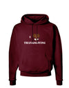 I Heart Thanksgiving Turkey Leg Dark Hoodie Sweatshirt-Hoodie-TooLoud-Maroon-Small-Davson Sales