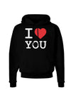 I Heart You Dark Hoodie Sweatshirt-Hoodie-TooLoud-Black-Small-Davson Sales