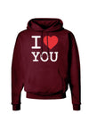 I Heart You Dark Hoodie Sweatshirt-Hoodie-TooLoud-Maroon-Small-Davson Sales