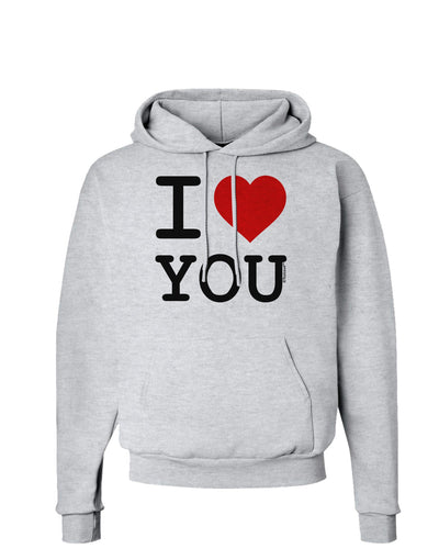 I Heart You Hoodie Sweatshirt-Hoodie-TooLoud-AshGray-Small-Davson Sales