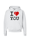 I Heart You Hoodie Sweatshirt-Hoodie-TooLoud-White-Small-Davson Sales