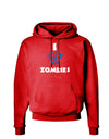 I Heart Zombies - Bio Hazard Heart Blue Dark Hoodie Sweatshirt-Hoodie-TooLoud-Red-Small-Davson Sales