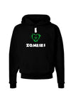 I Heart Zombies - Bio Hazard Heart Green Dark Hoodie Sweatshirt-Hoodie-TooLoud-Black-Small-Davson Sales