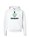 I Heart Zombies - Bio Hazard Heart Green Hoodie Sweatshirt-Hoodie-TooLoud-White-Small-Davson Sales