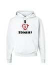 I Heart Zombies - Bio Hazard Heart Hoodie Sweatshirt-Hoodie-TooLoud-White-Small-Davson Sales