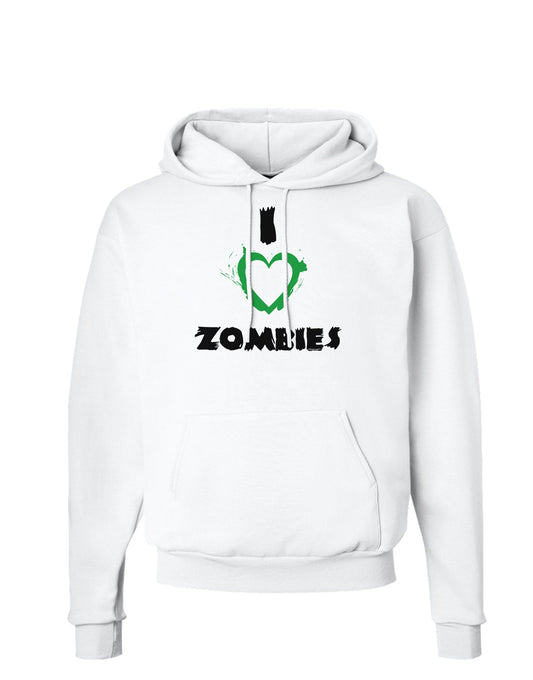 I Heart Zombies - Bloody Heart Green Hoodie Sweatshirt-Hoodie-TooLoud-White-Small-Davson Sales
