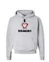 I Heart Zombies - Bloody Heart Hoodie Sweatshirt-Hoodie-TooLoud-AshGray-Small-Davson Sales