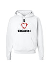 I Heart Zombies - Bloody Heart Hoodie Sweatshirt-Hoodie-TooLoud-White-Small-Davson Sales