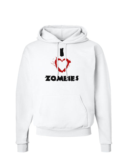 I Heart Zombies - Bloody Heart Hoodie Sweatshirt-Hoodie-TooLoud-White-Small-Davson Sales