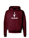 I Heart Zombies - Funny - Halloween Dark Hoodie Sweatshirt-Hoodie-TooLoud-Maroon-Small-Davson Sales