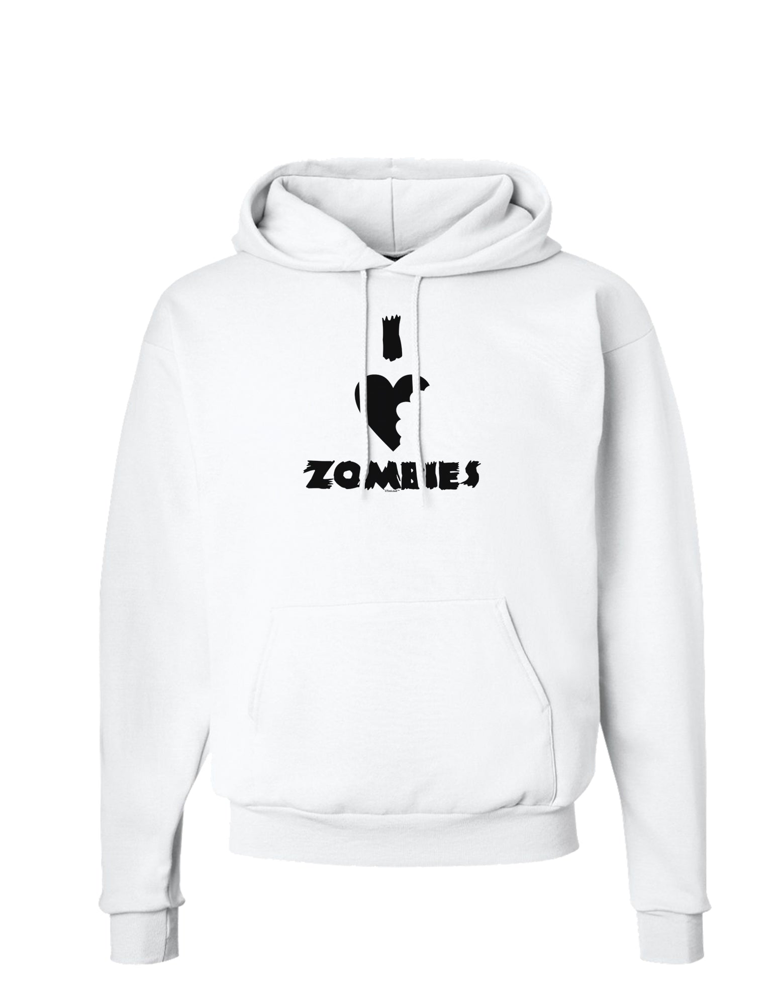 I Heart Zombies - Funny - Halloween Hoodie Sweatshirt-Hoodie-TooLoud-White-Small-Davson Sales