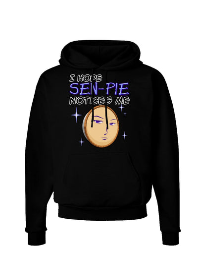 I Hope Sen-Pie Notices Me Dark Hoodie Sweatshirt-Hoodie-TooLoud-Black-Small-Davson Sales