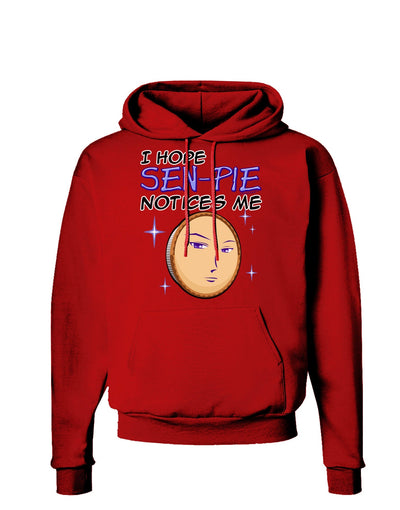 I Hope Sen-Pie Notices Me Dark Hoodie Sweatshirt-Hoodie-TooLoud-Red-Small-Davson Sales