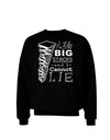 I Like Big Stacks -of books- Adult Dark Sweatshirt-Sweatshirts-TooLoud-Black-Small-Davson Sales