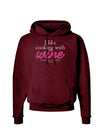 I Like Cooking With Wine Dark Hoodie Sweatshirt by TooLoud-Hoodie-TooLoud-Maroon-Small-Davson Sales