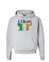 I Like Irish Cat Silhouette Hoodie Sweatshirt by TooLoud-Hoodie-TooLoud-AshGray-Small-Davson Sales