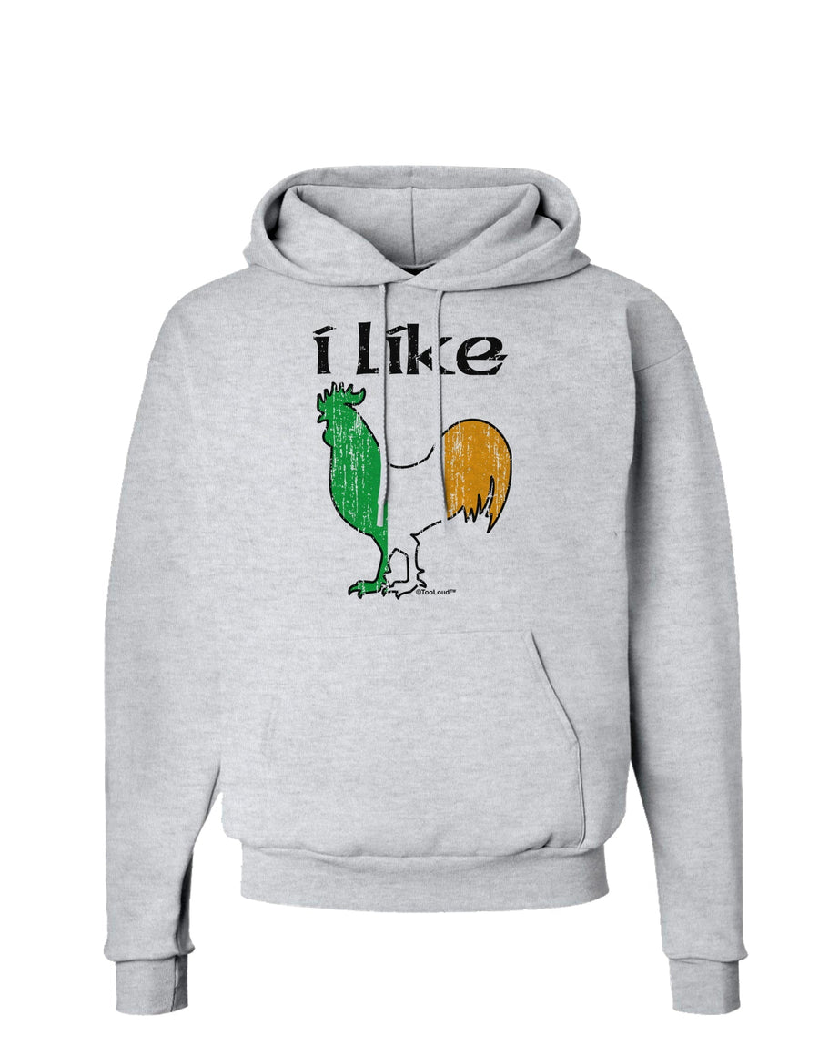 I Like Irish Rooster Silhouette Hoodie Sweatshirt by TooLoud-Hoodie-TooLoud-White-Small-Davson Sales