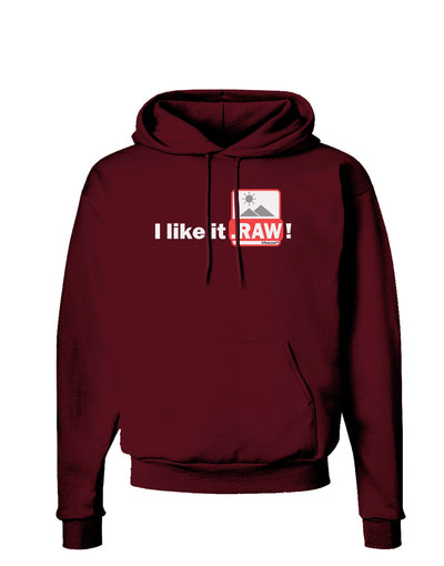 I Like It RAW Dark Hoodie Sweatshirt-Hoodie-TooLoud-Maroon-Small-Davson Sales