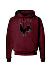 I Like Rooster Silhouette - Funny Dark Hoodie Sweatshirt by TooLoud-Hoodie-TooLoud-Maroon-Small-Davson Sales