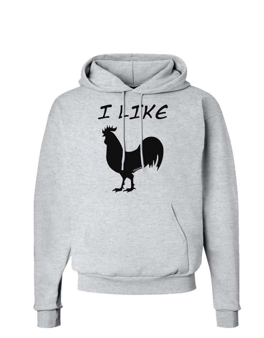 I Like Rooster Silhouette - Funny Hoodie Sweatshirt by TooLoud-Hoodie-TooLoud-White-Small-Davson Sales