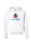 I Love BBQ Hoodie Sweatshirt-Hoodie-TooLoud-White-Small-Davson Sales