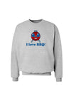 I Love BBQ Sweatshirt-Sweatshirts-TooLoud-AshGray-Small-Davson Sales