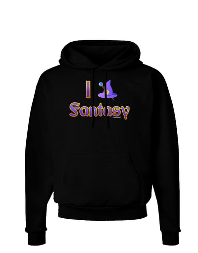 I Love Fantasy Dark Hoodie Sweatshirt-Hoodie-TooLoud-Black-Small-Davson Sales