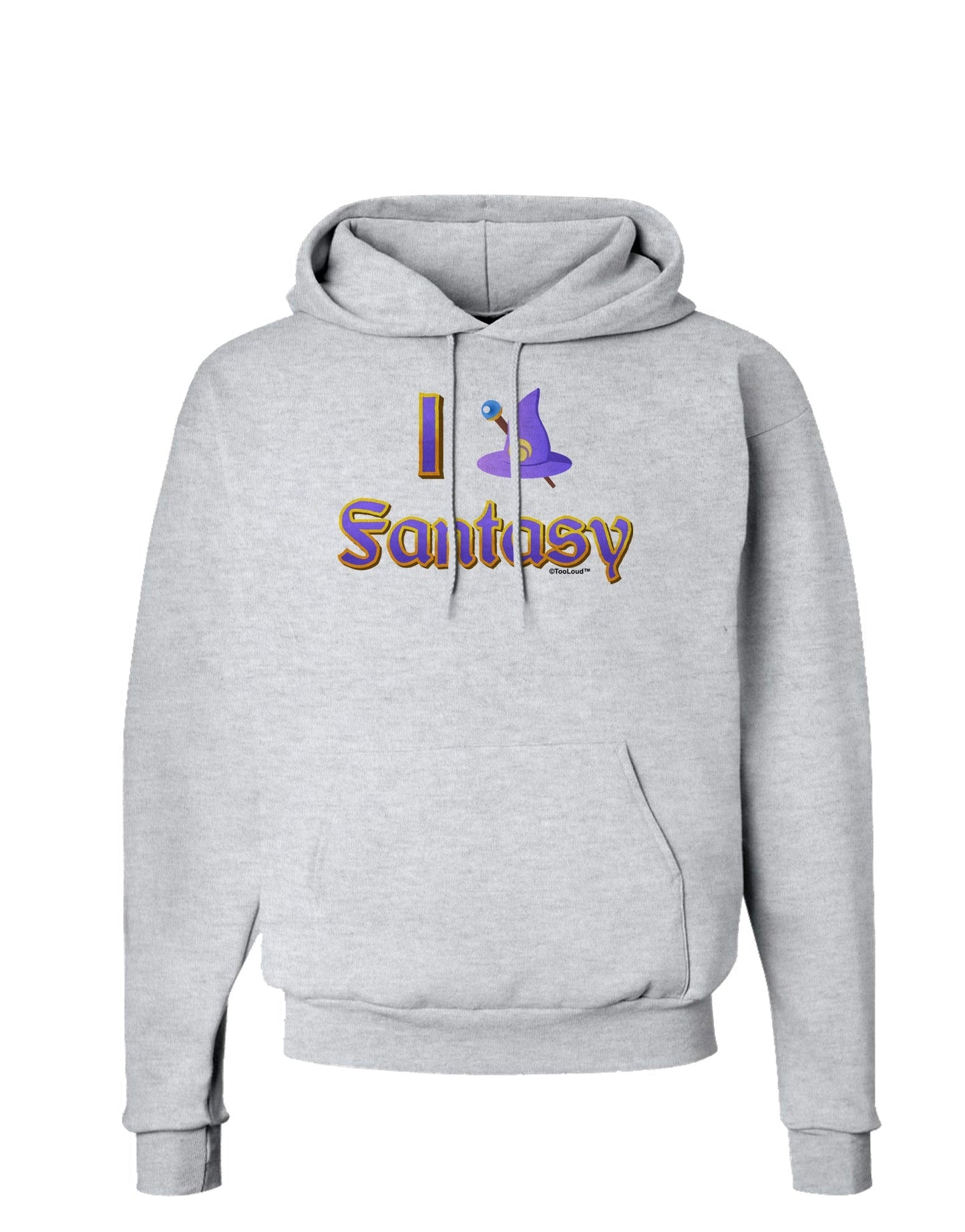 I Love Fantasy Hoodie Sweatshirt-Hoodie-TooLoud-AshGray-Small-Davson Sales