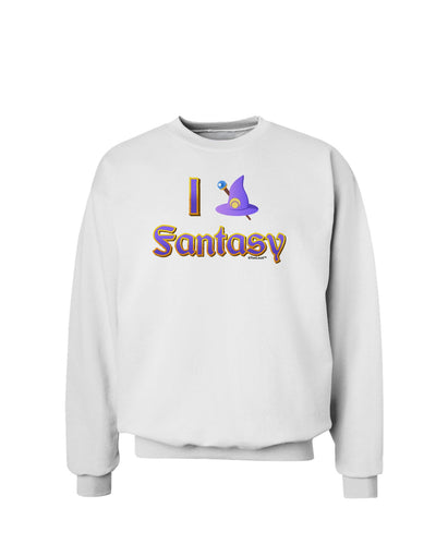 I Love Fantasy Sweatshirt-Sweatshirts-TooLoud-White-Small-Davson Sales