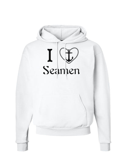 I Love Heart Anchor Seamen Hoodie Sweatshirt-Hoodie-TooLoud-White-Small-Davson Sales