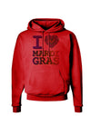 I Love Heart Mardi Gras Hoodie Sweatshirt-Hoodie-TooLoud-Red-Small-Davson Sales