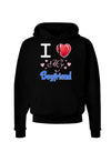 I Love Heart My Boyfriend Dark Hoodie Sweatshirt-Hoodie-TooLoud-Black-Small-Davson Sales