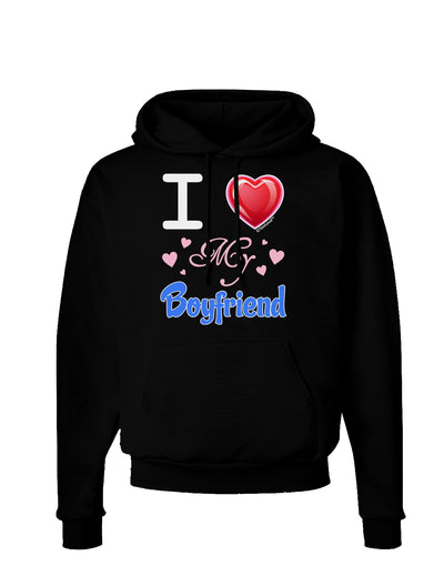 I Love Heart My Boyfriend Dark Hoodie Sweatshirt-Hoodie-TooLoud-Black-Small-Davson Sales