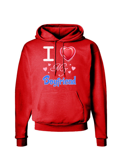 I Love Heart My Boyfriend Dark Hoodie Sweatshirt-Hoodie-TooLoud-Red-Small-Davson Sales