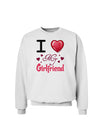 I Love Heart My Girlfriend Sweatshirt-Sweatshirts-TooLoud-White-Small-Davson Sales