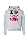 I Love Heart My Wife Hoodie Sweatshirt-Hoodie-TooLoud-AshGray-Small-Davson Sales