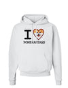 I Love Heart Pomeranians Hoodie Sweatshirt-Hoodie-TooLoud-White-Small-Davson Sales