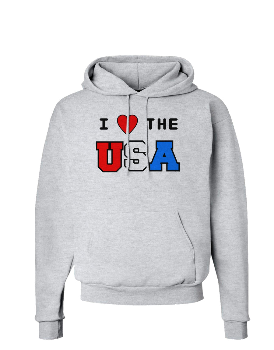 I Love Heart the USA Hoodie Sweatshirt-Hoodie-TooLoud-White-Small-Davson Sales