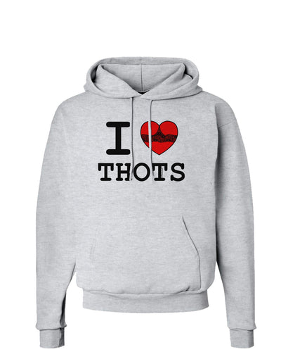 I Love Heart THOTS Hoodie Sweatshirt-Hoodie-TooLoud-AshGray-Small-Davson Sales