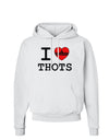 I Love Heart THOTS Hoodie Sweatshirt-Hoodie-TooLoud-White-Small-Davson Sales