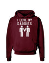 I Love My Daddies Gay Fathers Dark Hoodie Sweatshirt-Hoodie-TooLoud-Maroon-Small-Davson Sales